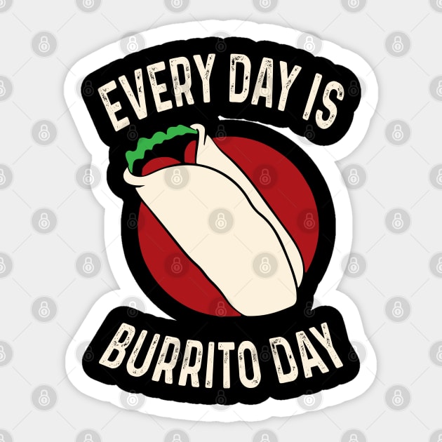 Every Day Is Burrito Day Mexican Food Cinco de Mayo Sticker by LEGO